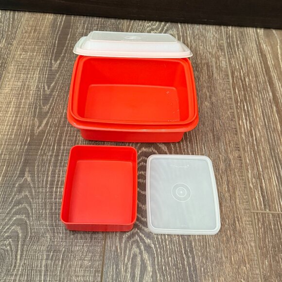 Vintage Tupperware Lunchbox Set - Small - Picture 1 of 11